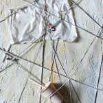 ECOLOGICO tecnica mista su tela cm 150x50 anno 2019