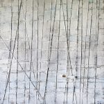 tecnica mista su yuta cm 100x100 anno 2019